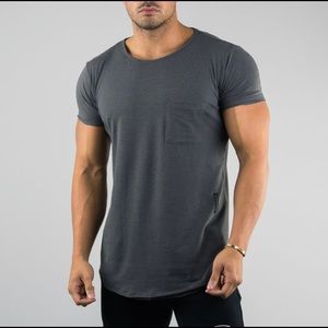 Alphalete Pocket Scoop Neck Dark Grey Men’s Medium